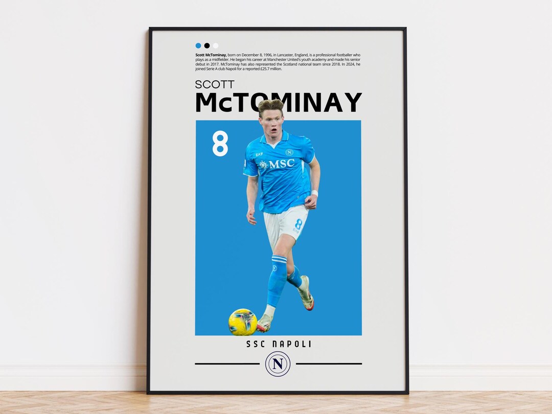 CZBAIY Scott McTominay - Poster artistico da parete su tela