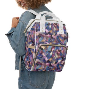 Stylish Multifunctional Diaper Backpack - Trendy Baby Bag, Chic Motherhood Accessory, Ideal for Baby Showers, Travel & Everyday Use