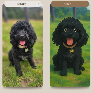 Transform Photos into Anime-Style Art | Custom Anime Illustration of Pets, Family & Homes | Perfect Personalized Digital Gift