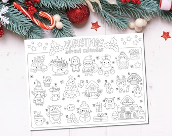 Advent Coloring Page