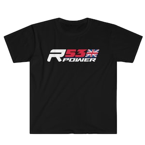 MINI Cooper T-Shirt - R53 Power | MINI Car Owner Gift | British Car T-Shirt | Mini Cooper 2 Door Hardtop T-Shirt R53 | Car Inspired Shirt