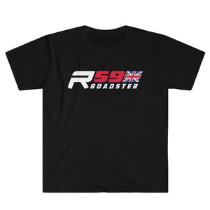 MINI Cooper T-Shirt - R59 Roadster | MINI Car Owner Gift | British Car T-Shirt | Mini Cooper Roadster T-Shirt R59 | Car Inspired Shirt