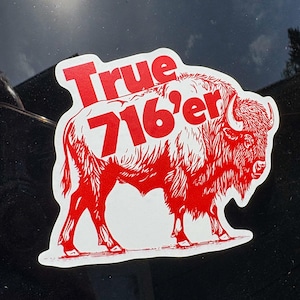 True 716er Red Decal