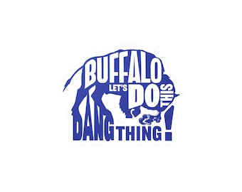Naklejka „Bills Pumped Blue”