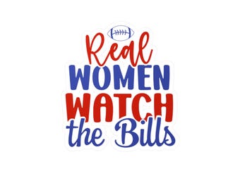 Naklejka Real Women Watch the Buffalo Bills
