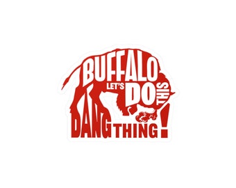 Naklejka "Bills Pumped Red"