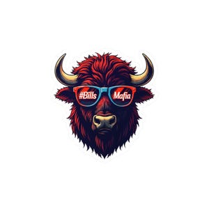 BillsMafia Büffelkopf Aufkleber