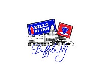 Naklejka kibica Buffalo NY Bills