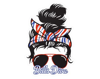 Naklejka Bills Diva