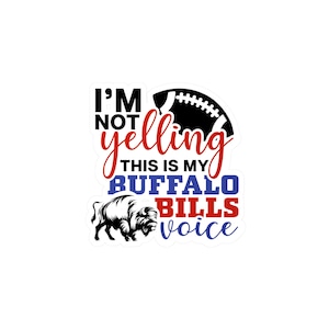 Buffalo Bills Voice Decal