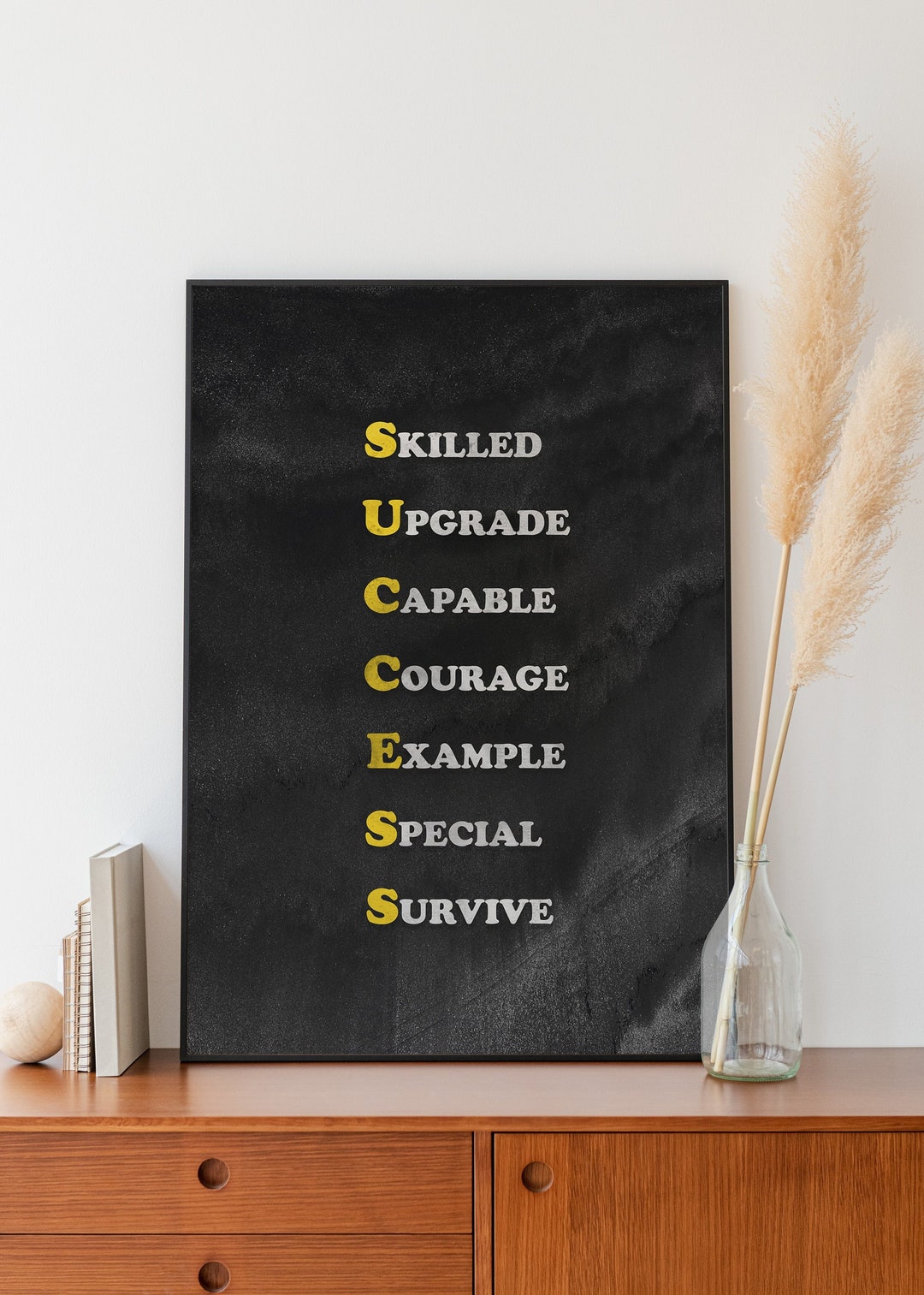 Success Printable Wall Art for Home or Office Decor Etsy