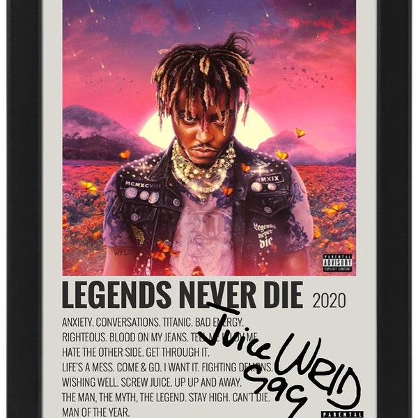 Signed Album Juice Wrld Etsy