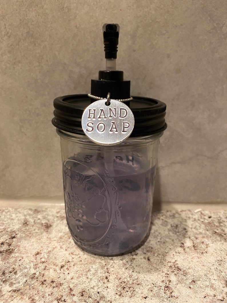 Hand & Dish Soap Dispenser Labels High Visibility Metal Etsy