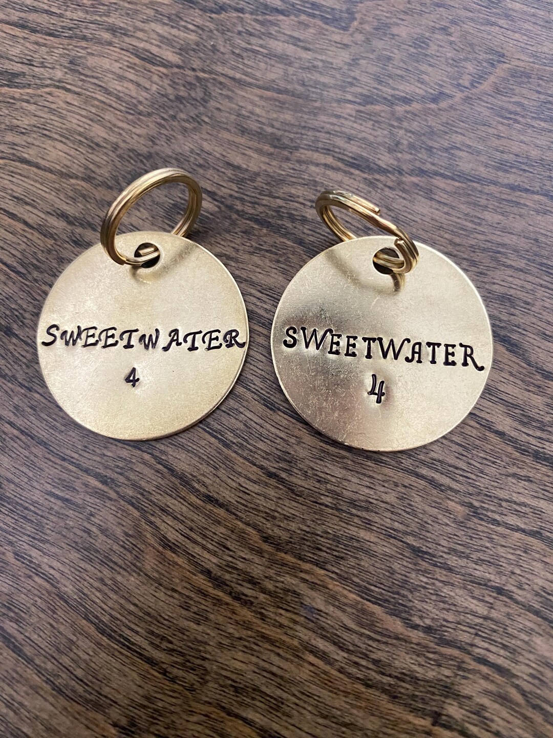 Customizable Hotel Keychain | Air Bnb Room Tags | Hand-stamped Metal ...