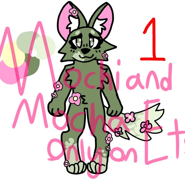 Furry fursuit character adoptable cute forest dragonfruit fox kawaii cheap *MUST READ DESCRIPTION*