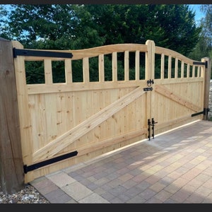 Solid Wooden Gates