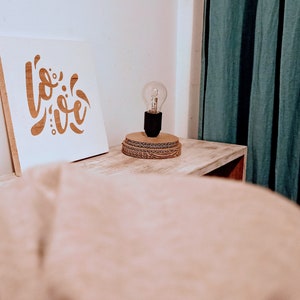Cuadro decorativo en madera LOVE