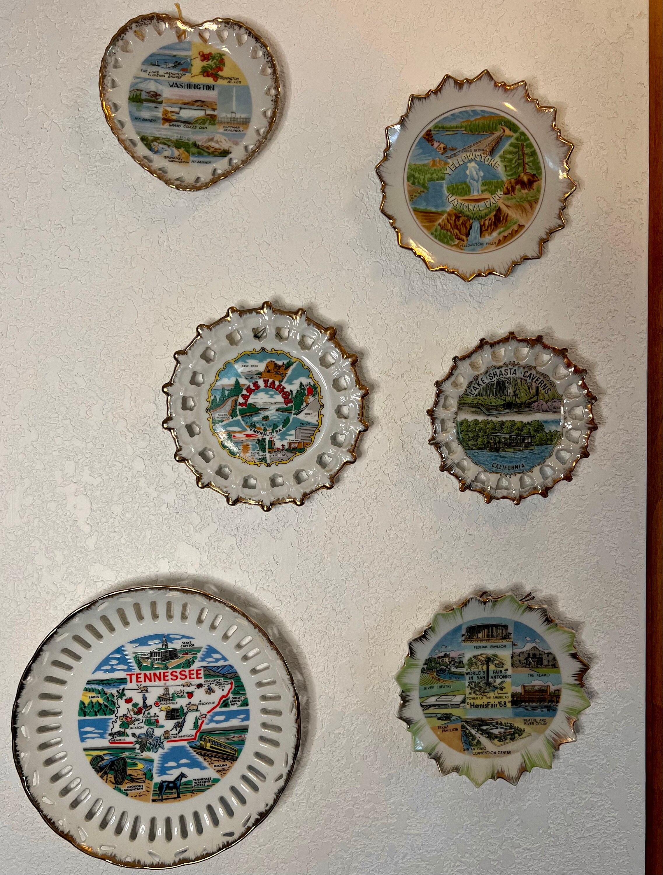 Visit Plate Vintage Souvenir Travel Plates - Etsy