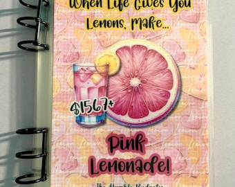 Pink Lemonade Scratch-Off Savings Challenge Book - Save 1567+