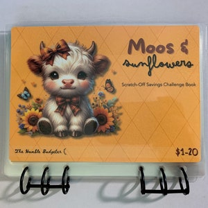 Carnet d'économies à gratter Moos and Sunflowers - Économisez 425