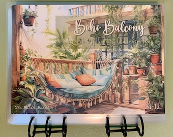 Boho Balconies Scratch-Off Savings Challenge Book - Save 425