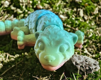 Lontra flexível STL, 3D