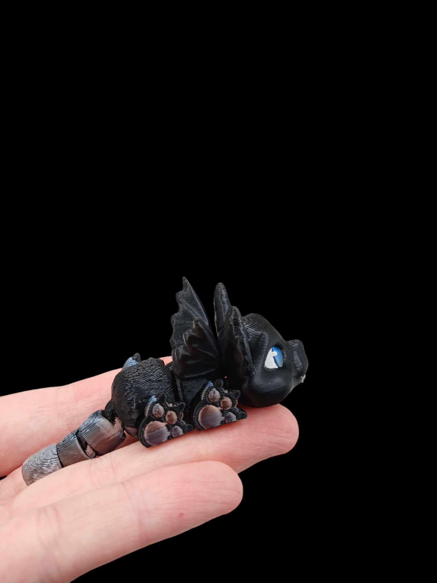Baby Bat Cat and Kitten Flexible STL