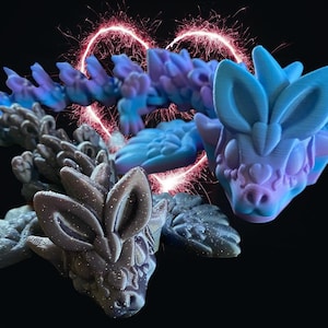 Sweetheart Dragon Adult STL, Flexible
