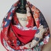 see more listings in the Foulard Imp et uni rouge section