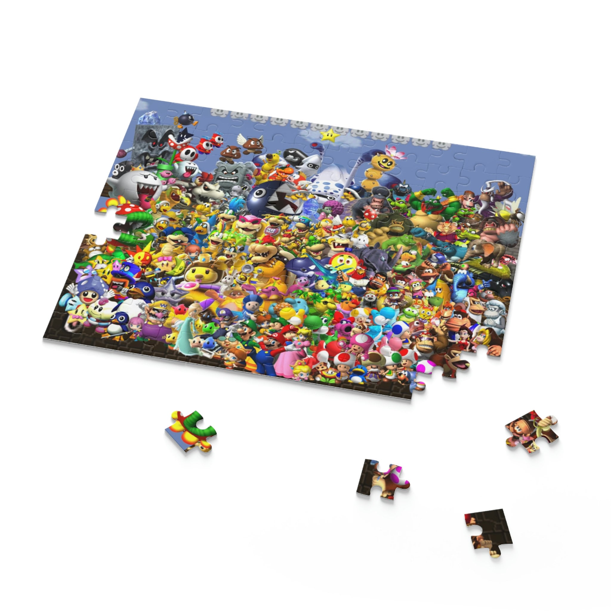 Super Mario Characters Puzzle 120, 252, 500-piece - Etsy Super Mario Characters Puzzle 120, 252, 500-piece - Etsy