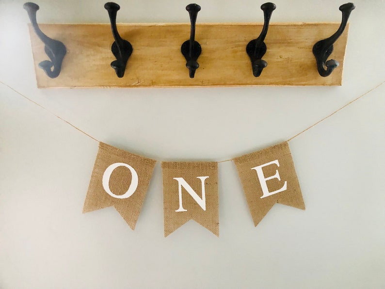 One Burlap Banner, Frst Brthday Banner, One Buntng, One Banner, One