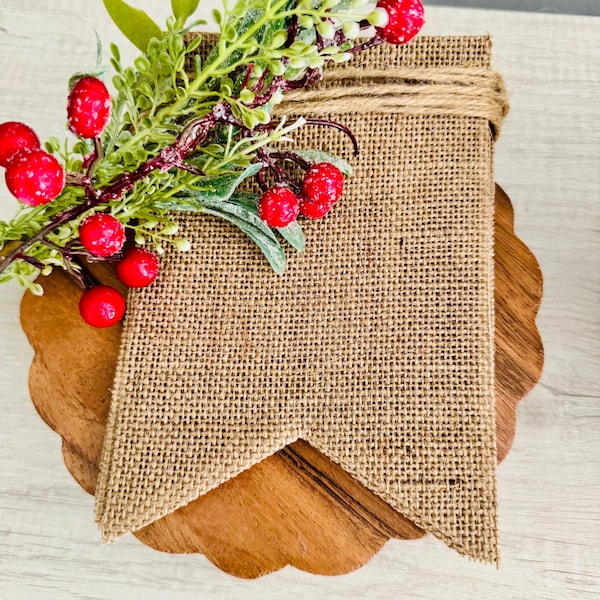 Burlap Flags - Etsy