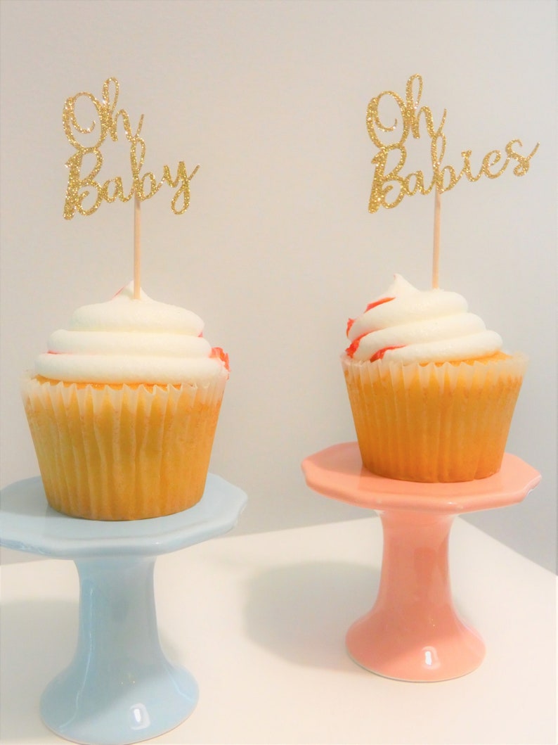 12 Oh Baby Cupcake Topper/12 OH Babies Cupcake Toppers/boho Etsy
