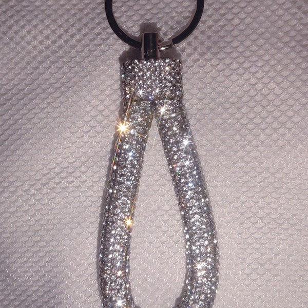 Rhinestone Keychain Etsy
