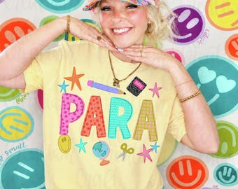 Preppy Para PNG, Ritorno a scuola PNG, Design, Sublimazione PNG di tendenza, Scarabocchi