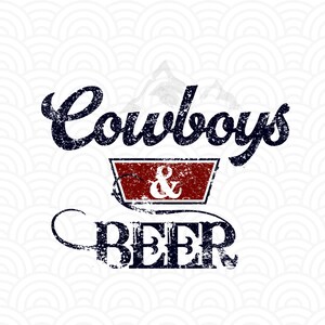 Western Png, Cowboys Vintage Beer Png / Western Rodeo Png / Sublimación Western Design Png / Rodeo Png Clipart