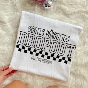 Zacht ouderschap drop-out Sarcastische moeder png snarky retro geruit trendy moederontwerp retro moederschap sublimatie grappige moeder png-ontwerp