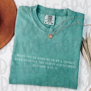 Hem of His Garment Png Christian PNG Scripture Sublimations Jesus Designs Matthew Bible Verse Shirt Faith Shirt Design Scripture PNG faith