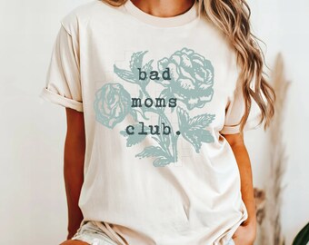 Bad Moms Club PNG: Edgy Roses Clipart (Digital Download)