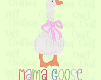 Mamma oca Png, download digitale di oca divertente e preppy, mamma civettuola