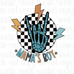 Mamas boy PNG-Boy Sublimation Digital Design Download-grunge png, trendy boy designs, little boy png, edgy png, checkered png, skater png