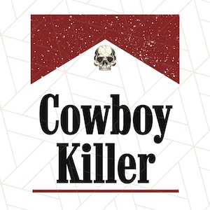 Cowboy Killer, Vintage Cowboy Designs PNG, Western Sublimations Downloads, Cowboy Totenkopf, PNG Clipart, Sublimation Download