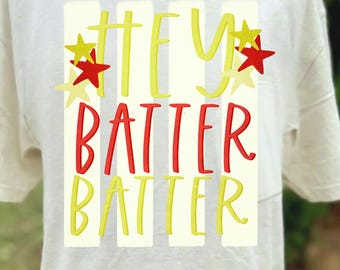 Softball Stripes PNG, Preppy Design (Digitaler Download) Spieltag, Sport, Hey Batter Batter, Tball