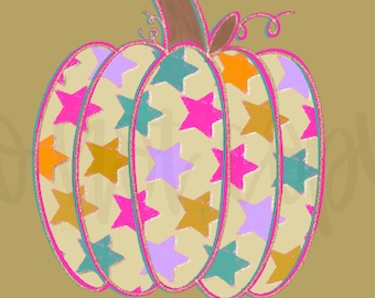 Adrette Herbst PNG: Herbst Designs (Digitaler Download) Faux Glitter Kürbis, Trendy Herbst