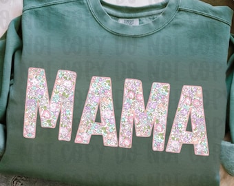 Mama Png Floral Mama Png Trendy Mama Shirt Png, Sublimation Design, Summer Aesthetic Png, minimalist Mama Png