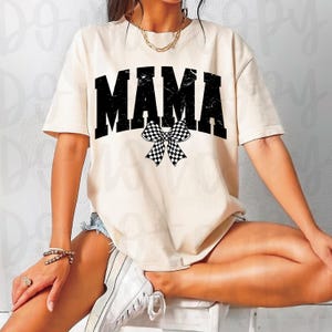 Mama png, grunge png, Checkered coquette mama sublimation, trendy mama digital design, edgy, coquette mama, rocker band style, mom png