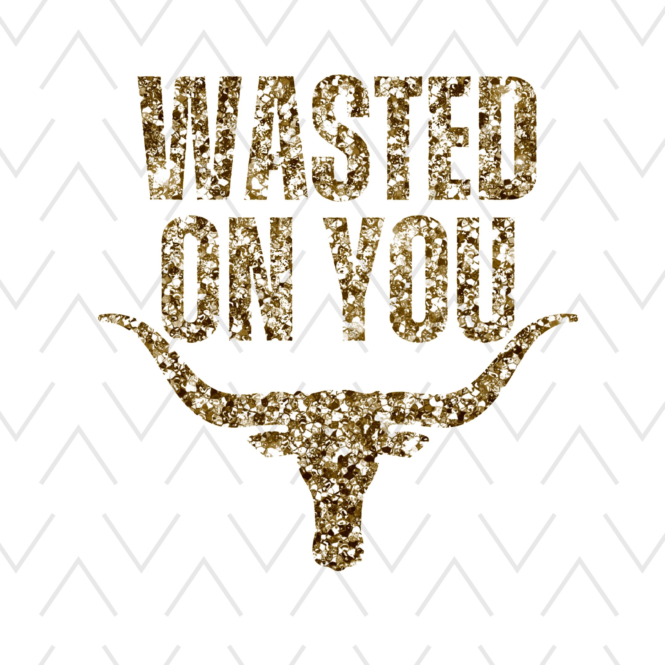Wallen Western Wasted On You Png For Cricut Sublimation Files