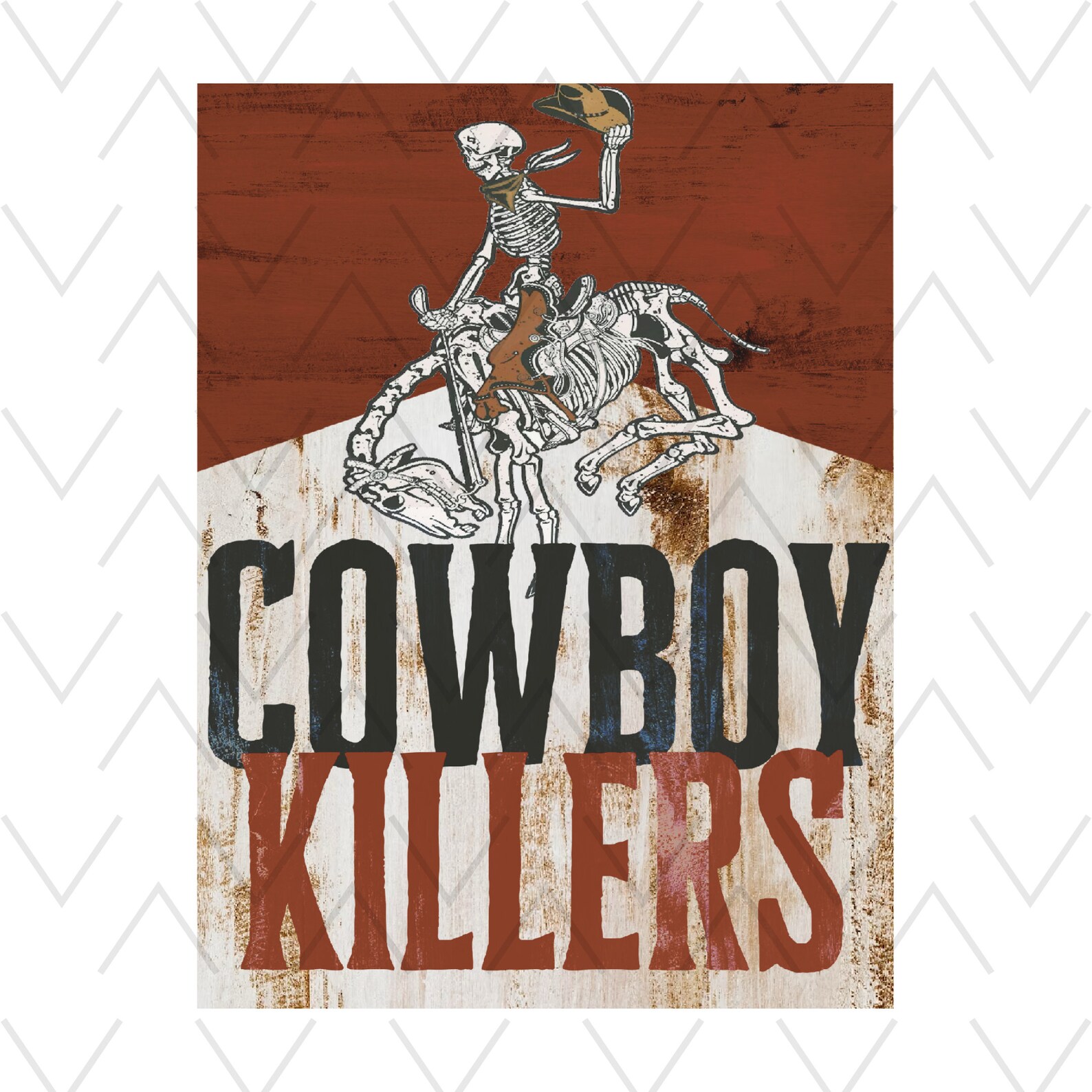 Cowboy Killers Vintage Style Cowboy Western Sublimations Etsy