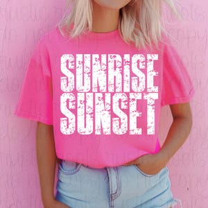 Sunrise Sunset PNG Retro PNG Summer png Lake Bum Sublimation Designs Grunge Shirt Girly png Lake Days png