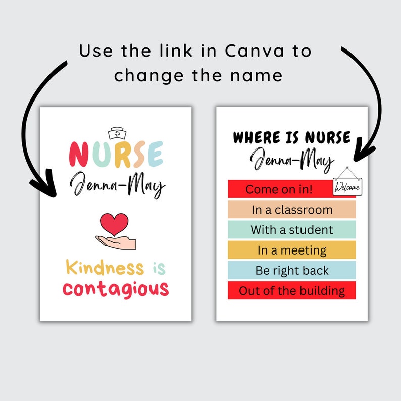 18 SCHOOL NURSE Office Posters School Clinic Health Prints Etsy